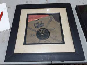 lot 37 image: Framed Record-The Jazz Me Blues By Bix Beiderbecke & His Gang