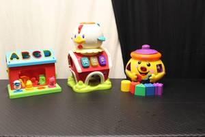 lot 27 image: 3 learning toys, tested work, ABC, ...