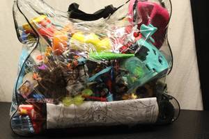 lot 36 image: Big Bag of random toys....