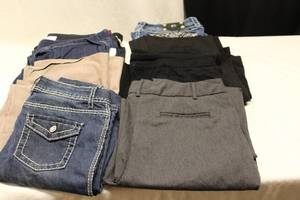 lot 53 image: size 16, Miss Me, 4 jeans, 8 comfor...