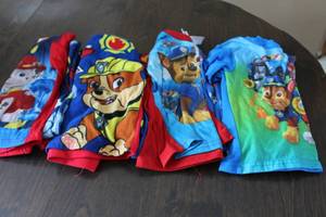 lot 63 image: 4 pair size 4T paw patrol pajamas...