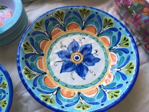 Large Lot of Plastic Dinnerware