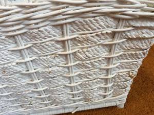 Vintage Wicker Magazine Rack