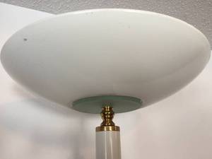 White Halogen Floor Lamp