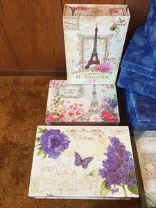 Large Lot of Ornate Storage Boxes