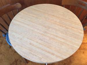 Small Table with Two Chairs And Pads