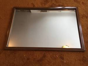 Large Wooden Wall Mirror