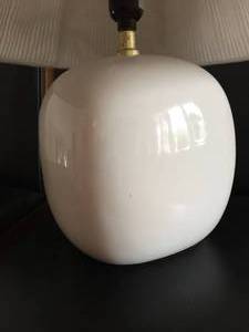 White Ceramic Table Lamp