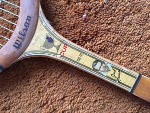 Seven Vintage Tennis Rackets