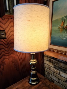 Vintage Brass Table Lamp