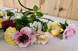 Vintage PorcelainCeramic Flowers