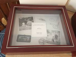 Two Hallmark Cherrywood Shadow Boxes