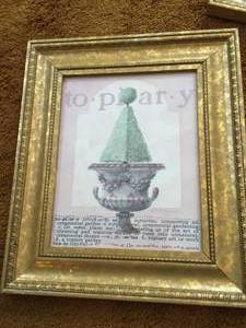 Gloria Erikson Topiaries Framed Art