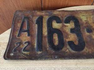 1922 Minnesota License Plate