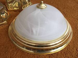 Brass Ceiling Light Lot