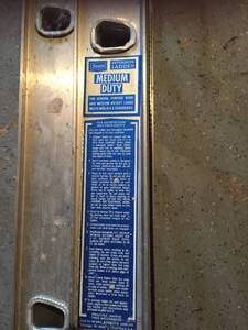 Sears Medium Duty Extension 20 Foot Ladder