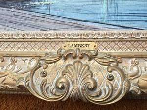 A. Lambert Oil On Canvas Framed Art