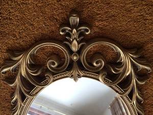 Ornate Turner Gold Framed Wall Mirror