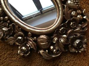 Ornate Gold Framed Wall Mirror