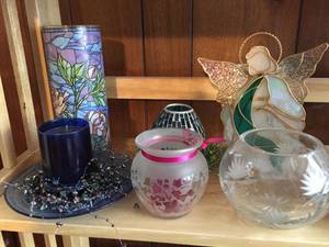 Large Candle Holder Lot