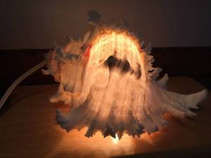 Lighted Murex Shell Lamp