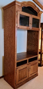 Oak Entertainment Cabinet