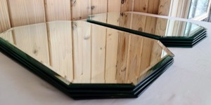 Set of Mirror Display Trays