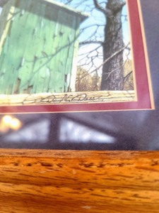 Framed Birdhouse Print