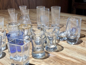 Large Variety of Shot Glasses