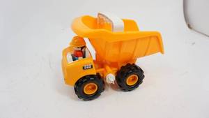lot 30 image: Vintage Orange Construction Toy Truck