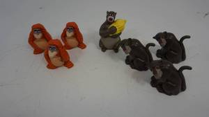 lot 56 image: Collectible Disney Mcdonalds Jungle Book Figures