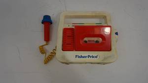 lot 59 image: Vintage Fisher Price Cassette Player with Microphone