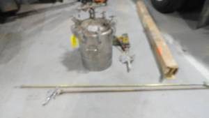Brinks Paint Pressure Pot, Spray Gun And Wands, & Mixer