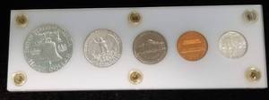 lot 03 image: 1962 PROOF SET IN CAPITAL AIRTITE HOLDER