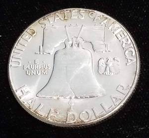 lot 06 image: 1963 FRANKLIN HALF DOLLAR BU