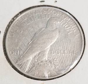 lot 20 image: 1922 PEACE SILVER DOLLAR