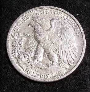 lot 27 image: 1944-S WALKING LIBERTY HALF DOLLAR