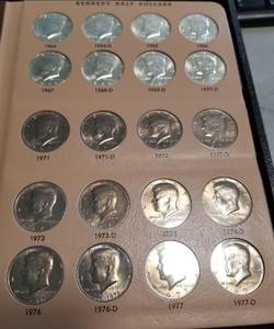 lot 07-A image: UNC KENNEDY HALF DOLLAR SET 1964-2011 (88 COINS)