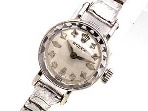 lot 11 image: Vintage Ladies Rolex Estate Watch in 14k White Gold $4100