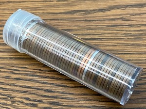 lot 9 image: Roll of Wheat & Indian Cents