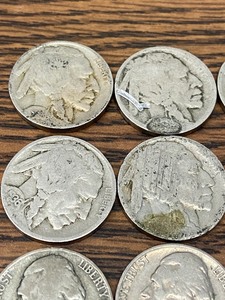 lot 13 image: (20) Different Dated Nickels
