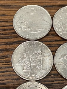 lot 20 image: (16) Statehood & America The Beautiful Quarters
