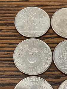 lot 21 image: (16) Statehood & America The Beautiful Quarters