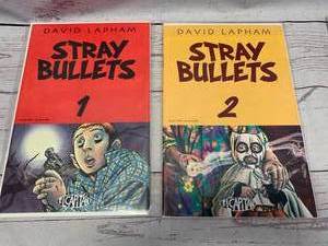 lot 3 image: Stray Bullets Comic Books Issue # 1 & 2