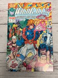 lot 31 image: Wild Cats Comic Book Issue #1  (a 9.8 sold for $380 on Ebay)