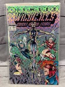 lot 32 image: Wild Cats Comic Book Issue #2  (a 9.8 sold for $42 on Ebay)
