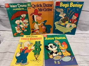 lot 33 image: Lot of 5 Dell Comics from the 1950s