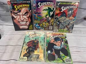 lot 41 image: Lot of 5 Vintage DC Comic Books