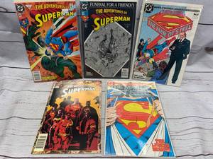 lot 44 image: Lot of 5 Vintage DC Comic Books