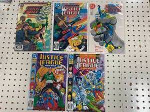 lot 50 image: Lot of 5 Justice League Comic Books